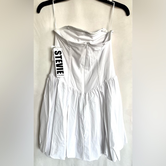 Stevie By Steve Madden Removable Strap Bubble Hem Mini Dress - Picture 7 of 13